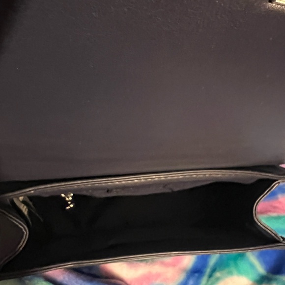 Badgley Mischka Denim Quilted Crossbody Bag (Blue Pearls) - Picture 3 of 8